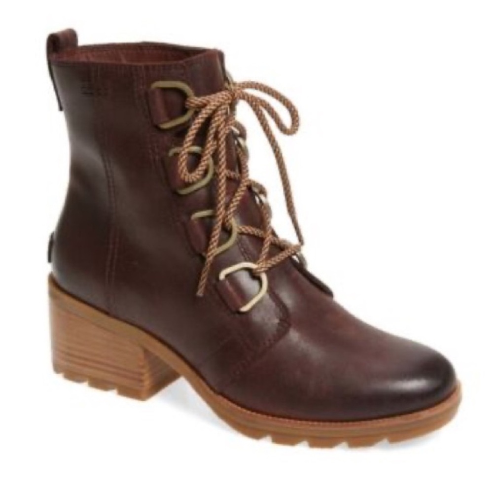 Sorel Cate Waterproof Lace Up Boots Sz 8M